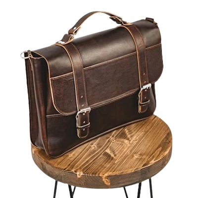 Old-fashioned briefcase